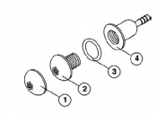 6540-235 "Salt and Pepper" Low Profile Injector